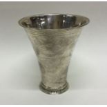 An unusual 18th Century Swedish silver vase decora