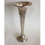 A tapering silver spill vase. London. Approx. 156 g