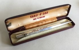 YARD.O.LED: A silver pencil with engine turned dec