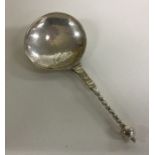 A 17th Century silver and silver gilt spoon attrac