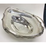 A good oval George III silver pierced basket with