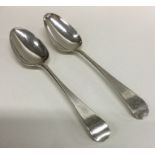 HESTER BATEMAN: A good pair of OE pattern silver t