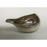 A good Georgian silver pap boat of shaped form. Lo