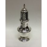 A silver sugar caster of Georgian design. Birmingh