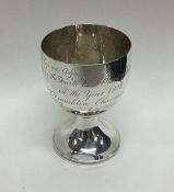 A good Georgian silver goblet of typical form. Lon