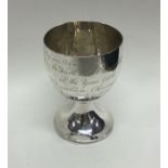 A good Georgian silver goblet of typical form. Lon