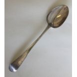 A good George III silver tablespoon. London. Circa