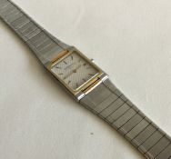 A Dupont gent's stainless steel wristwatch. Approx