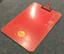 GARAGEANA: An unusual 'Shell' clipboard in red. Es