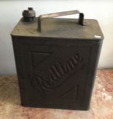 GARAGEANA: An old 'Redline' fuel can. Est. £40 - £