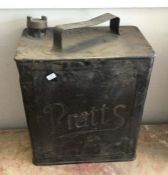 GARAGEANA: An old 'Pratts' fuel can. Est. £30 - £5