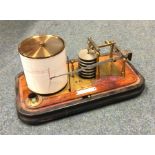 A barograph by Davis & Co of London. Est. £40 - £6