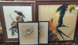 Four various prints depicting birds. Est. £20 - £3