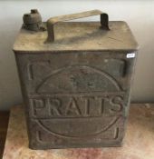 GARAGEANA: A 'Pratts' fuel can. Est. £30 - £50.