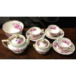 An attractive Victorian doll's house tea service w