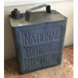 GARAGEANA: A 'National Benzole Mixture' fuel can.