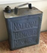 GARAGEANA: A 'National Benzole Mixture' fuel can.