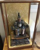 An unusual Antique Japanese figure depicting a 'Mi