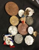 A group of commemorative medals etc. Est. £20 - £3