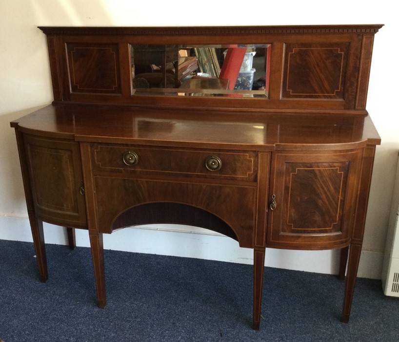 A good late Victorian mirror back sideboard. Est.