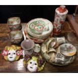 A collection of Oriental and other china. Est. £10