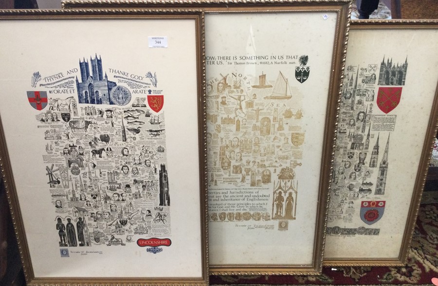 Three various City depiction pictures; one unframe - Image 2 of 2