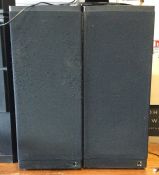 A pair of large Kef speakers. Est. £30 - £50.