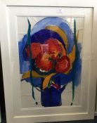 CHRISTOPHER LAMBERT: A framed and glazed watercolo