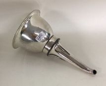 An Old Sheffield plated wine funnel. Est. £10 - £2