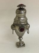 An 18th / 19th Century Scandinavian lidded cup. Ma