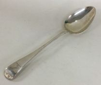 DUBLIN: A Georgian silver OE pattern tablespoon. B