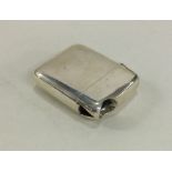 An unusual silver vesta case / cigar cutter. Birmi