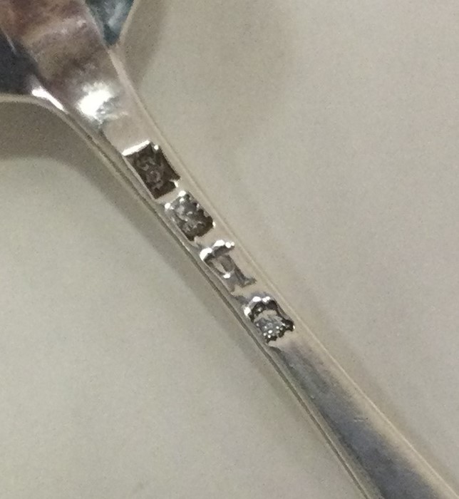 An early Georgian OE pattern silver spoon. London - Image 2 of 2