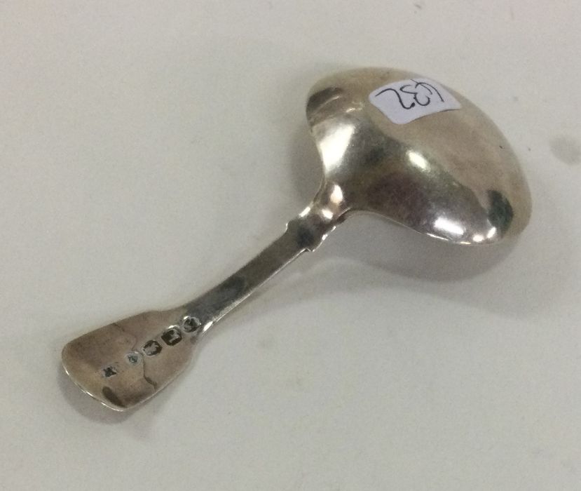 A Georgian silver fiddle pattern caddy spoon of pl - Image 2 of 2