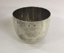 A good heavy George II silver tumbler cup of plain