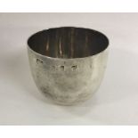 A good heavy George II silver tumbler cup of plain