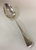 A Georgian OE pattern silver tablespoon. Approx. 6