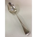 A Georgian OE pattern silver tablespoon. Approx. 6