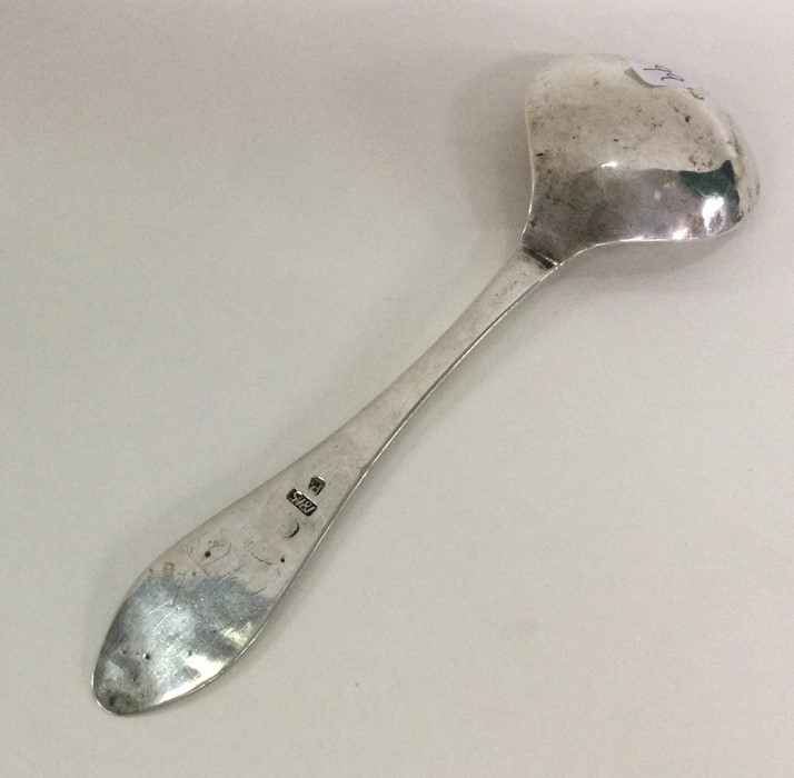 An 18th Century Continental silver spoon of shaped - Image 2 of 2