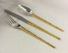 STUART DEVLIN: A good quality three piece cutlery