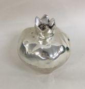 A novelty silver model of a pomegranate. Marked 99