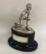 A good quality Edwardian silver trophy cup for 'Bo