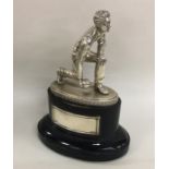 A good quality Edwardian silver trophy cup for 'Bo