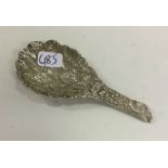 A modern cast silver eagle wing caddy spoon. Londo