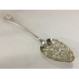 A good quality OE pattern silver berry spoon of ty