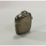 A plain silver vesta case. Chester. Approx. 22 gra