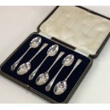 A good set of six silver teaspoons. Sheffield 1923