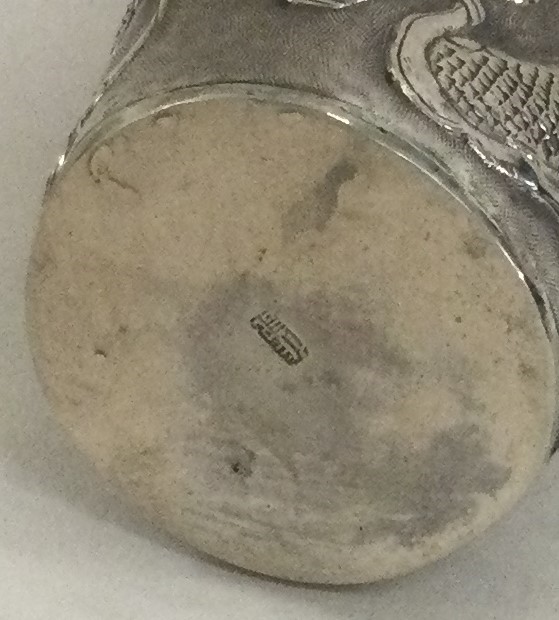 A fine Chinese silver tapering beaker of typical f - Image 3 of 3