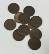 11 x Jersey 1/12 Shillings of various dates.