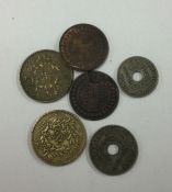 6 x Tunisian coins.